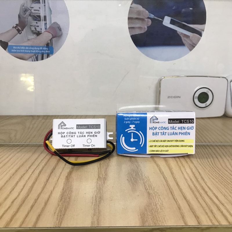 Công tắc thông minh hẹn giờ bật tắt luân phiên