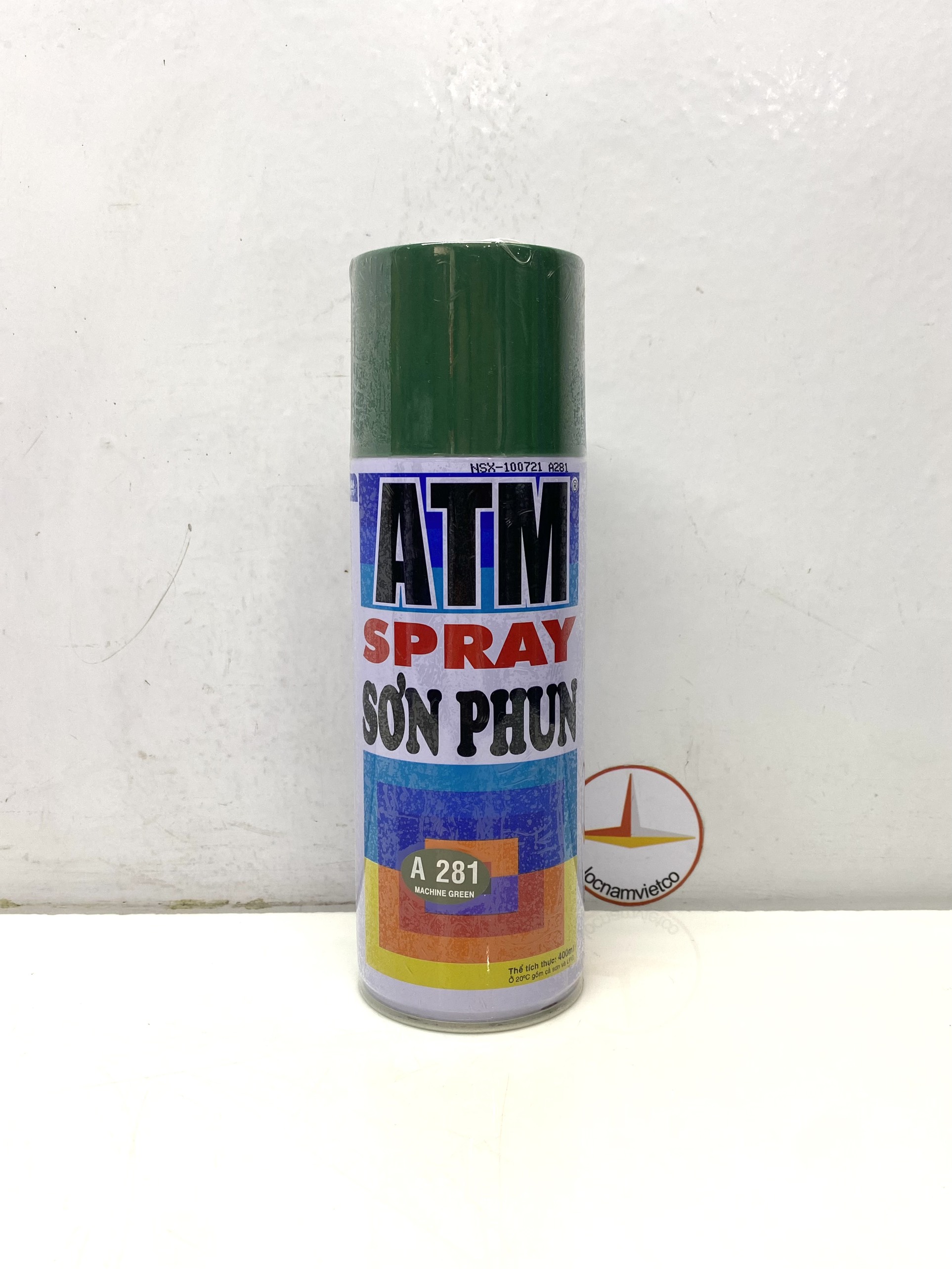 Sơn xịt ATM màu xanh bộ đội A281
