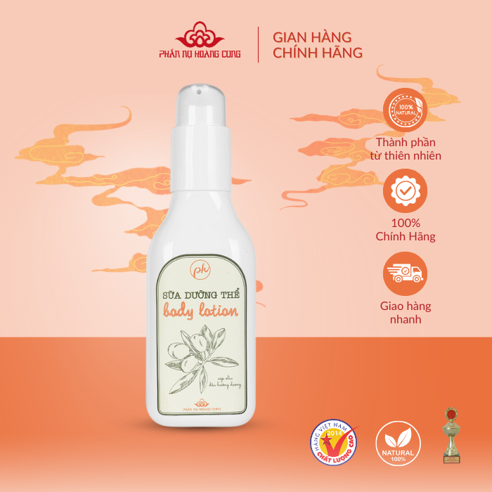 Sữa dưỡng thể phấn nụ hoàng cung