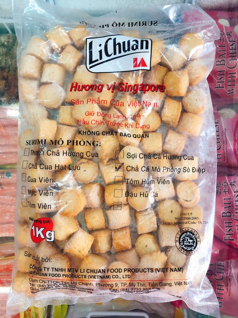 Sò Điệp Surimi Lichuan - Singapore (Gói 500g)