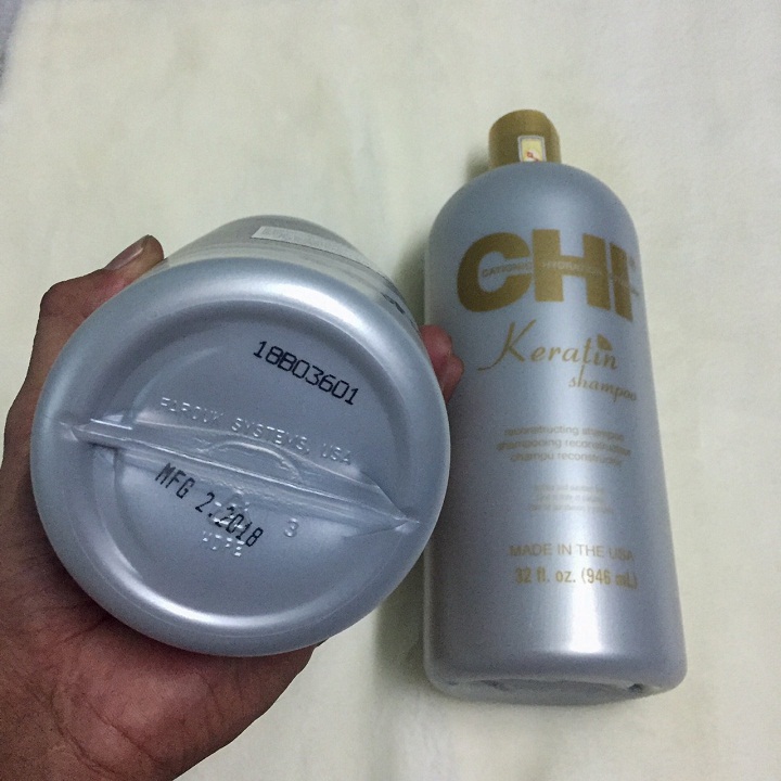 [HCM]Dầu gội xả CHI Keratin Reconstructing Mỹ dành cho tóc khô xơ ( 2x946ml)