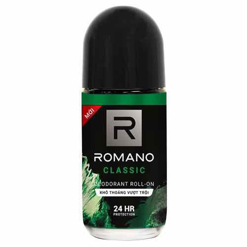 Lăn khử mùi đủ mùi romano 50ml