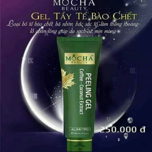 (Giảm 40% Chính hãng Mocha ) - Gel tẩy tế bào chết MOCHA 250ml Chính Hãng  Giá: 250.000 VNĐ