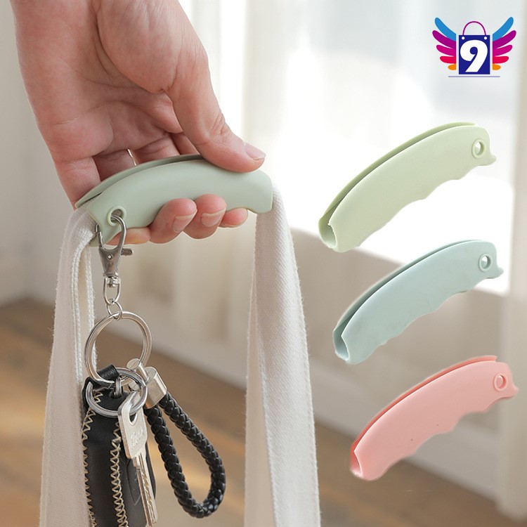 [3-5/8 Hoàn Tiền 25%] - [HCM]Dụng cụ hỗ trợ tay cầm xách túi khi đi mua sắm chất liệu silicone tiện lợi 9STORE