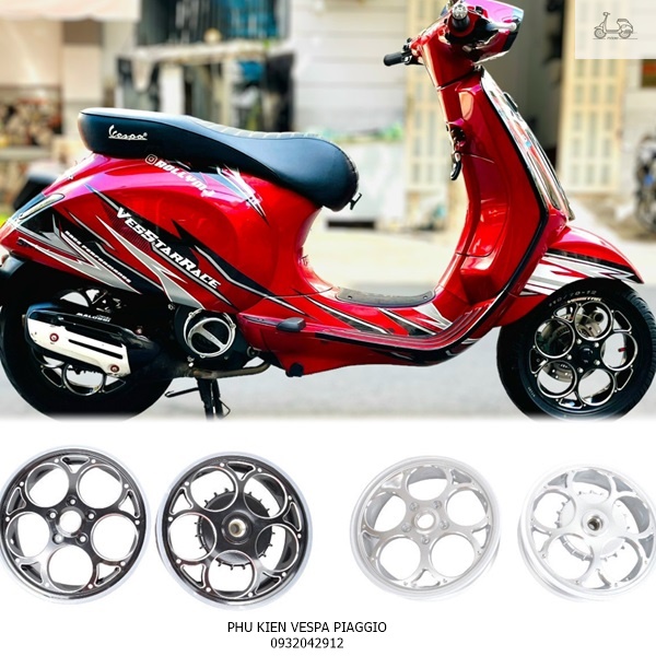 [1 Cặp] Mâm X1R V3 Cao Cấp Cho Các Dòng Vespa Sprint Primavera