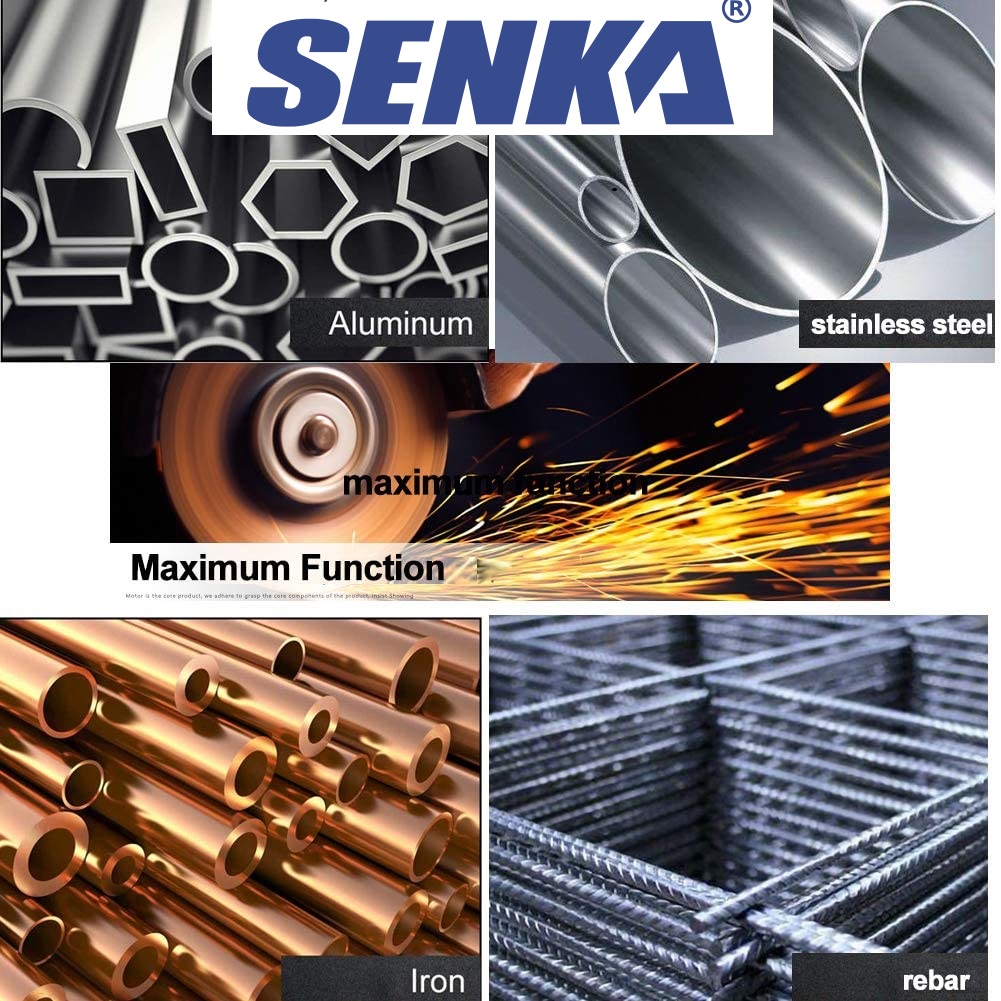 SENKA 2 viên đá cắt sắt đá cắt inox D350MM Công nghệ Đức chuẩn MPA màu Đen siêu bén bền