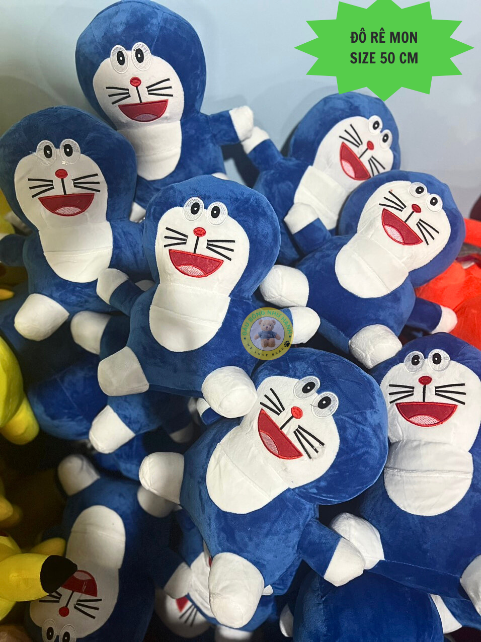Gấu bông doremon 30cm, gấu bông doremon xanh siêu cute siêu chất lượng giá siêu rẻ