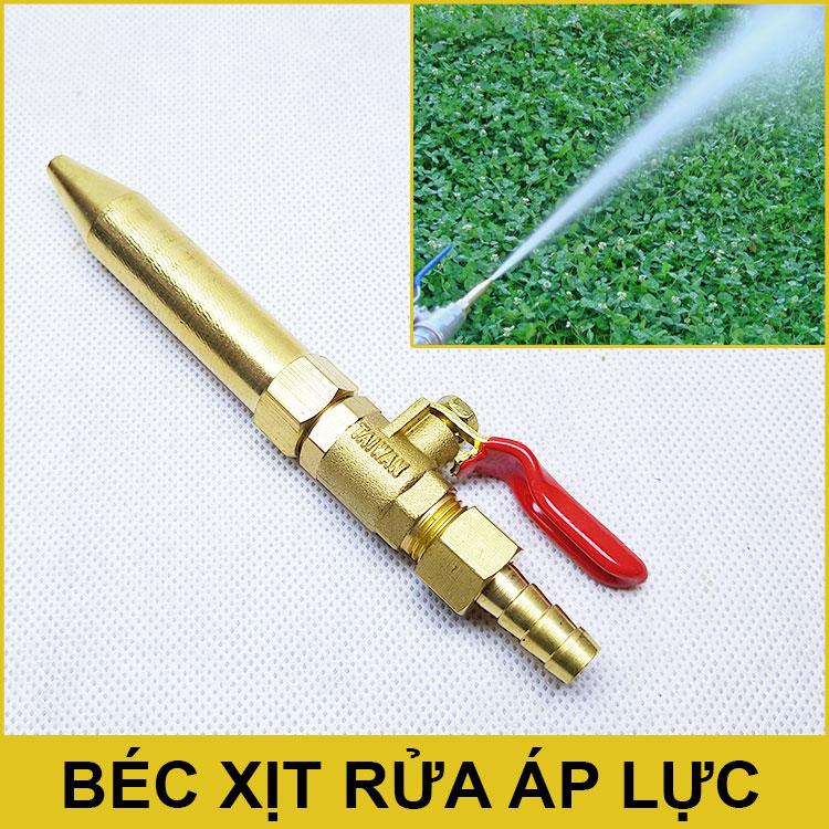 Béc xịt rửa áp lực cao 80mm khóa nước Taiwan