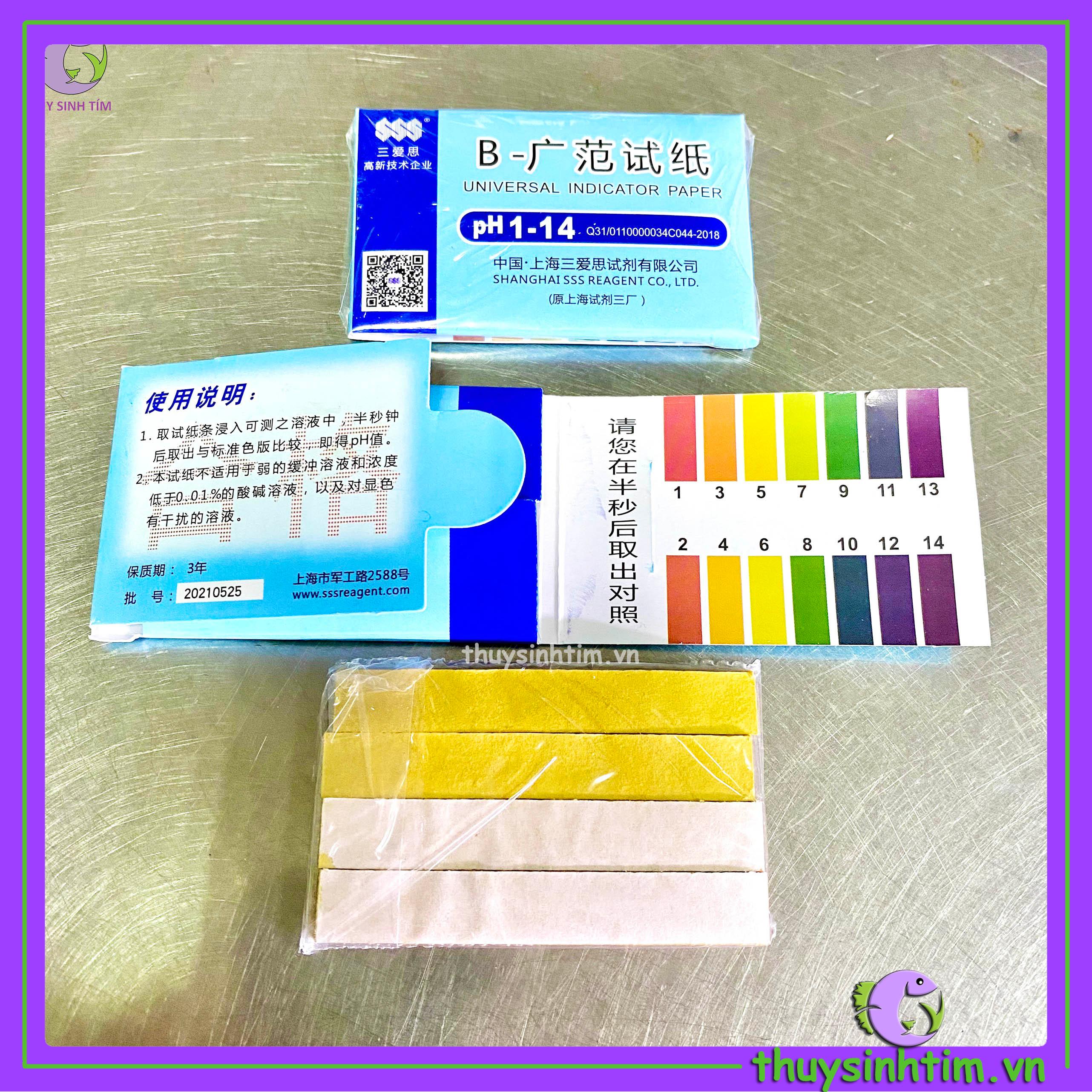 Giấy đo nồng độ ph của dung dịch