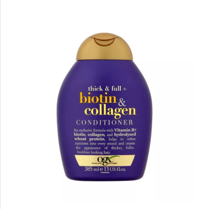 Dầu Xả Organix Thick & Full Biotin Collagen 385ml