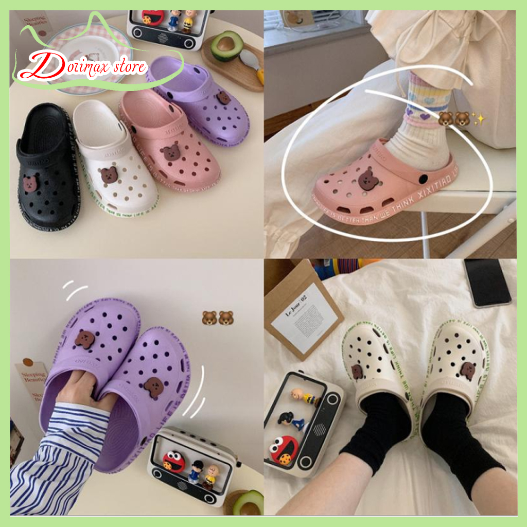 Dép cross  XIXITIAO mẫu mới hót hit- dép sục siêu nhẹ, siêu bền, chống trơn trượt- dozimax store