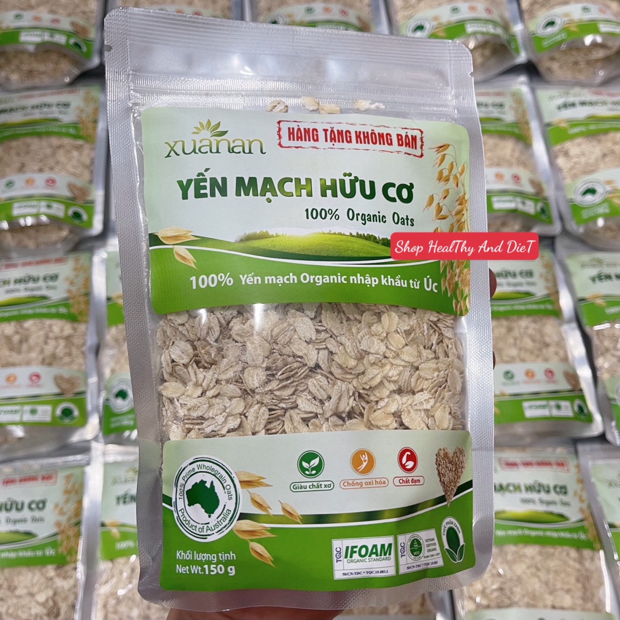 Ym hữu cơ nguyen chất xuân an gói 150gr - hàng gift dùng thử