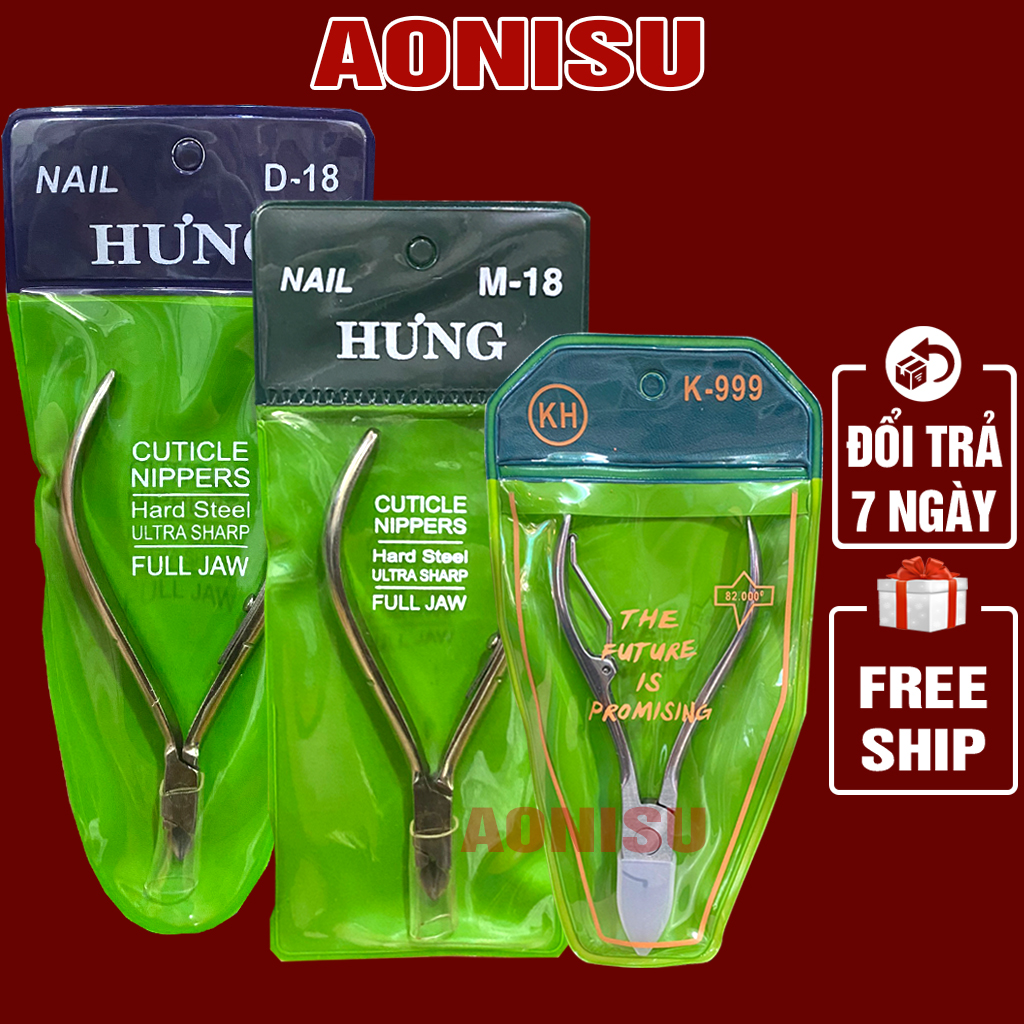 Kềm cắt da / cắt móng tay và chân chất liệu thép không rỉ cao cấp - kềm cắt da tay bán nguyệt, kềm cắt da tay chân, kềm cắt móng tay móng chân, dụng cụ nail, aonisu