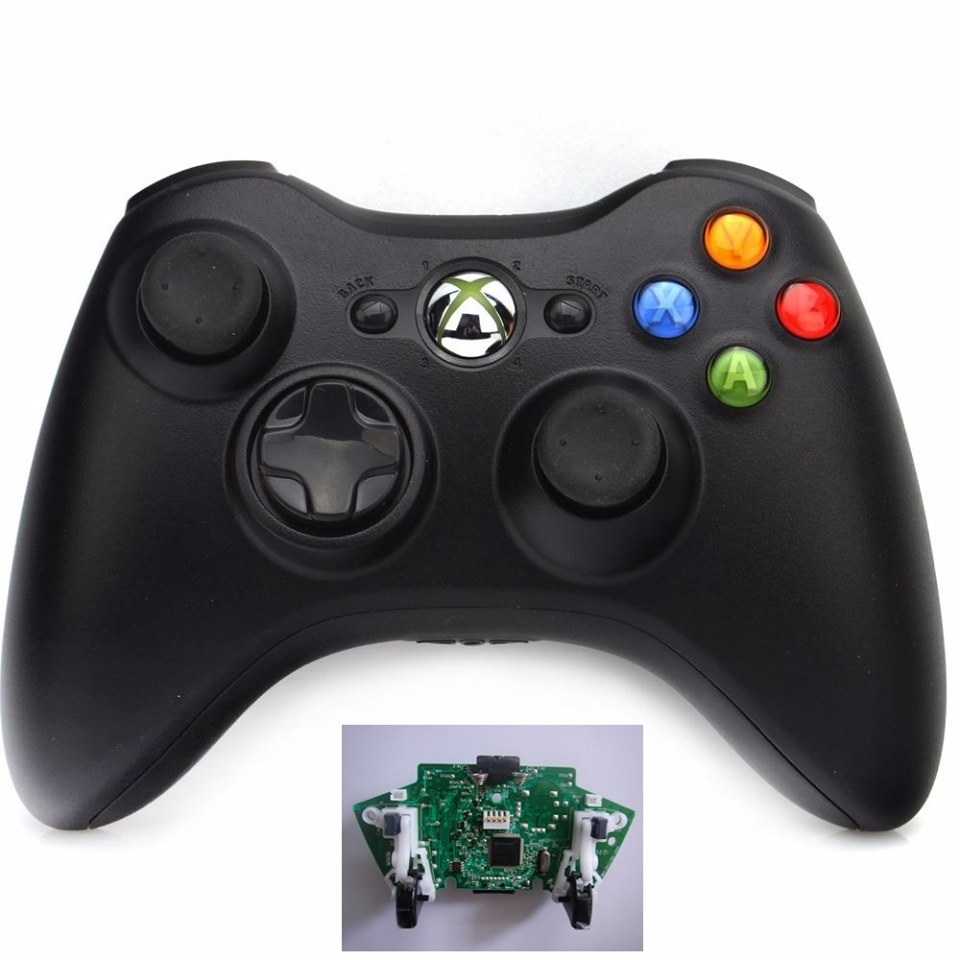 tay bấm xbox 360 không dây chính hãng
