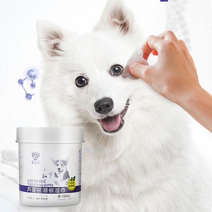 [HOÀN TIỀN 10%][Lấy mã giảm thêm 30%] Hộp giấy lau ố mắt ALoe Remove cho thú cưng - CutePets
