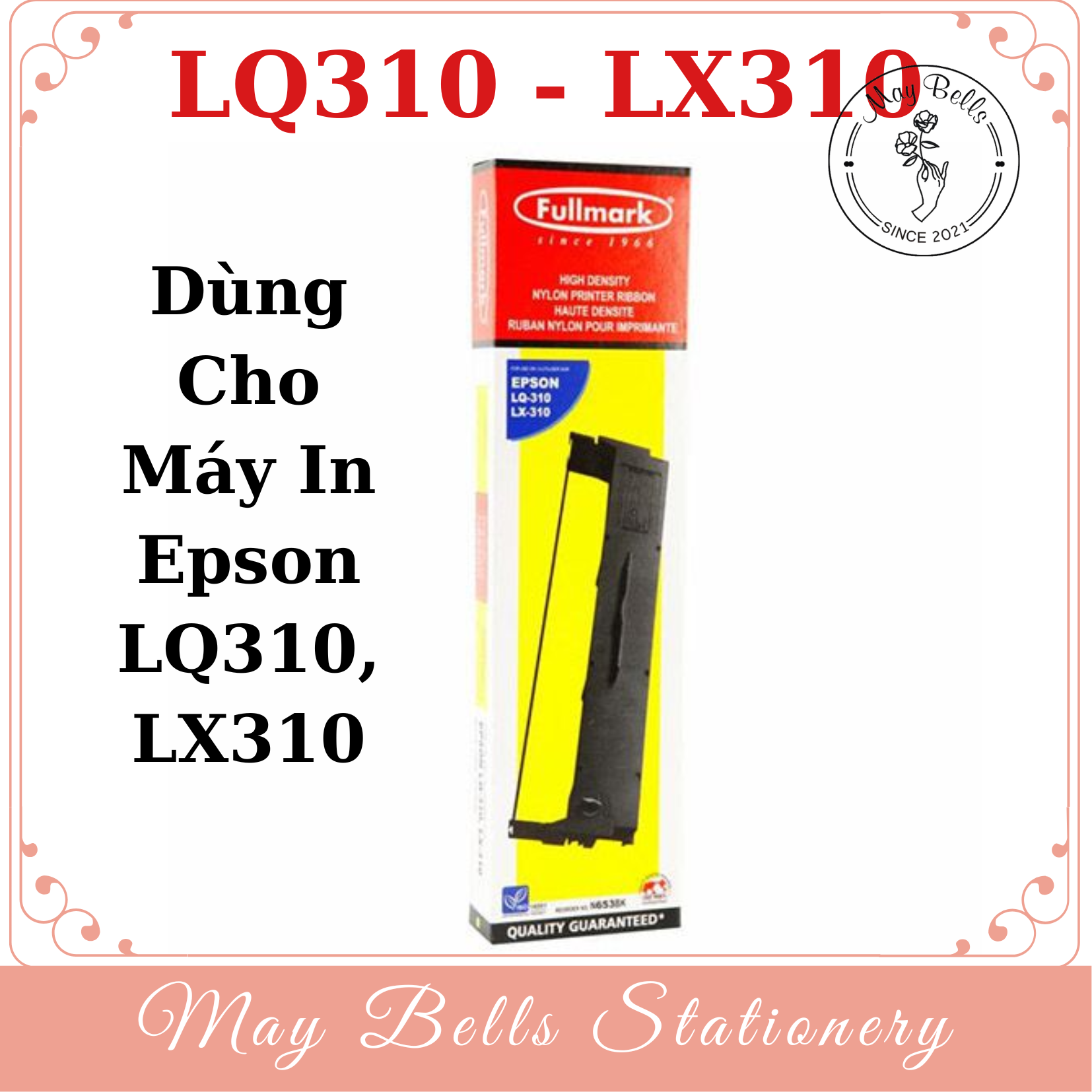 Ruy băng băng mực fullmark epson lq-310/ lx-310 dùng cho máy in kim epson lq310 lx310