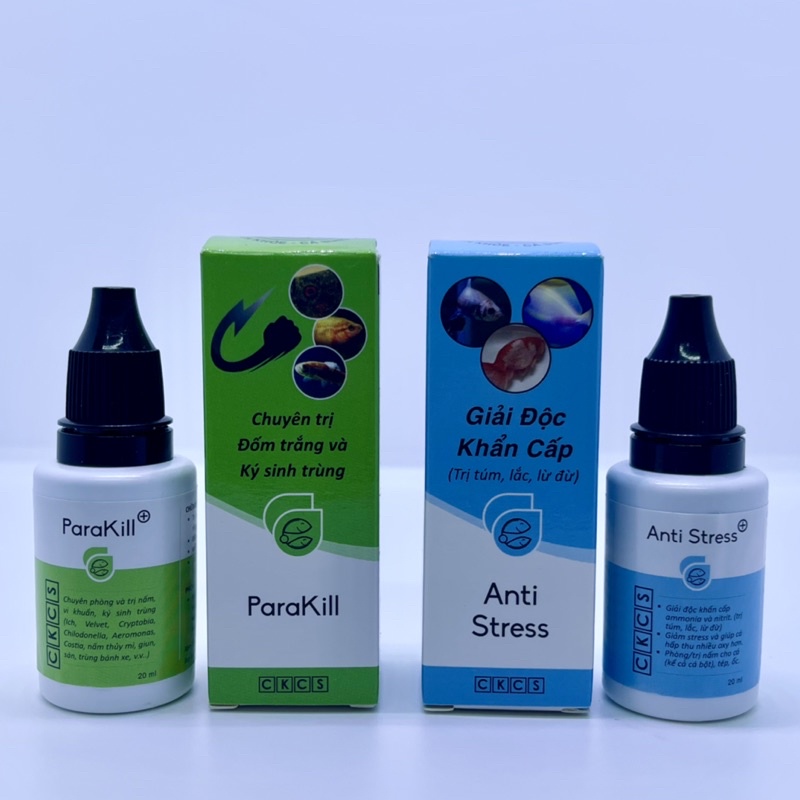 ParaKill + AntiStress. Dưỡng cá