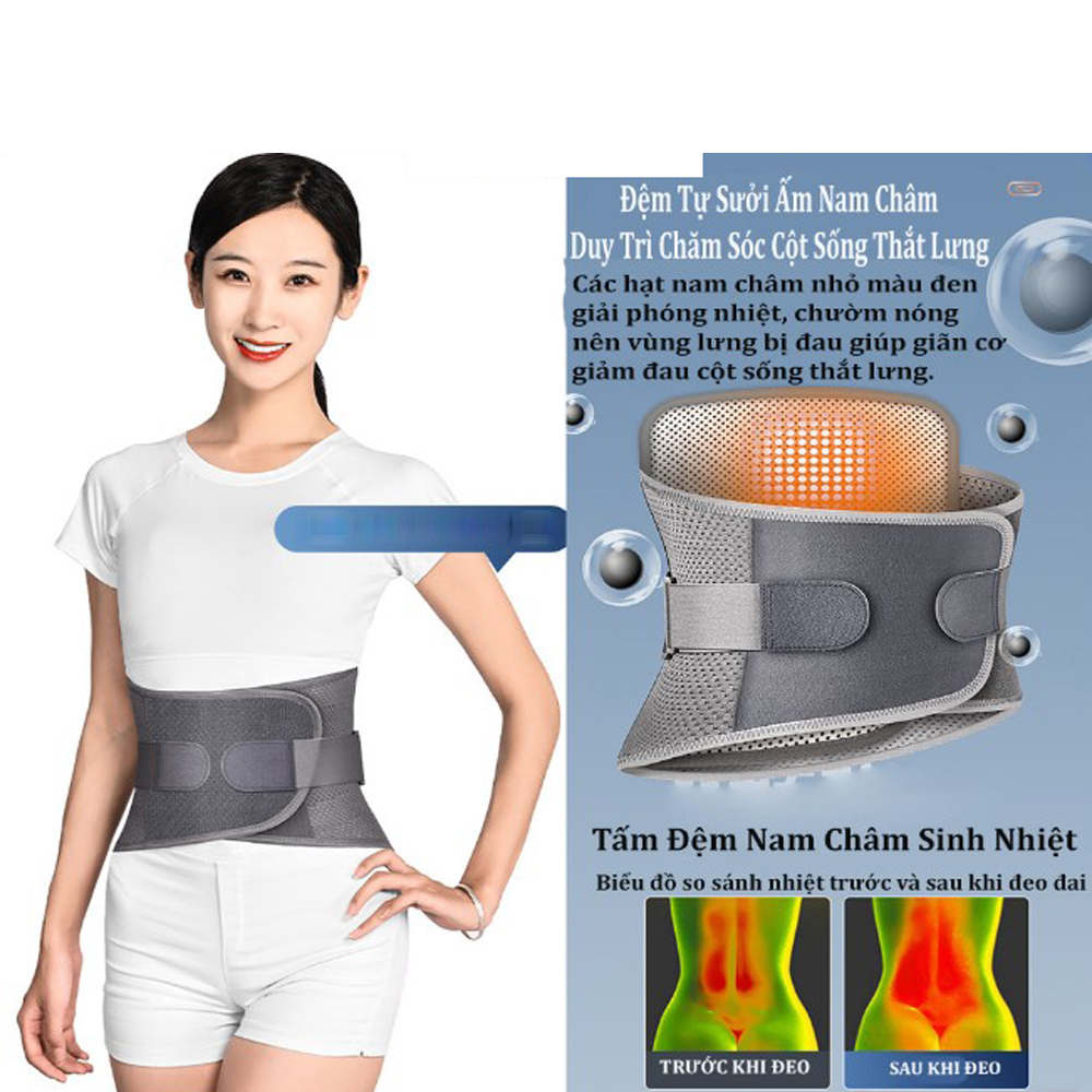 Đai Lưng Cột Sống Điều Trị Thoát Vị, Thoái Hóa, Đau Lưng Bảo Vệ Cột Sống Cho Người Thoát Vị Đĩa Đệm