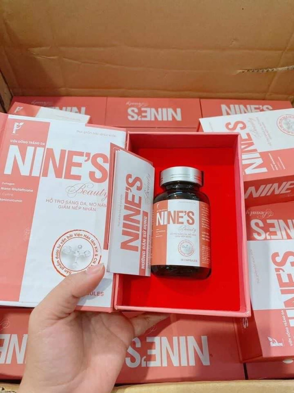 VIÊN UỐNG TRẮNG DA NINES BEAUTY LỌ 30 VIÊN