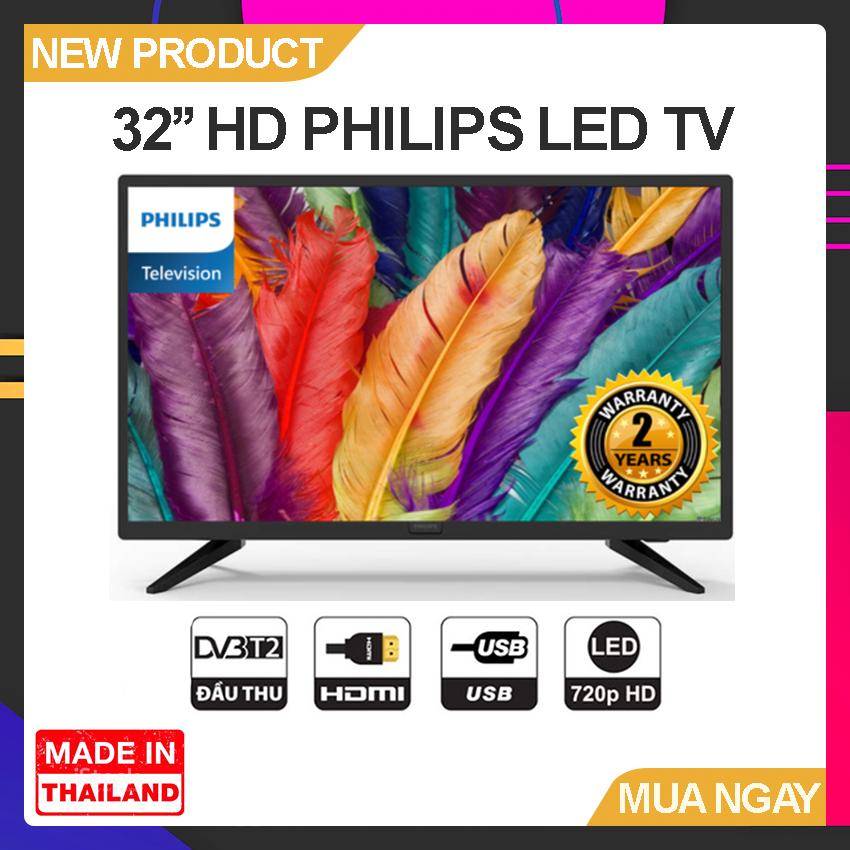 Tivi led philips 32 inch hd - model 32pht4003s/74 tích hợp dvb-t2, tivi giá rẻ - bảo hành 2 năm