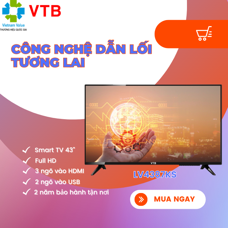 Smart tv vtb 43 inch fhd lv4387ks