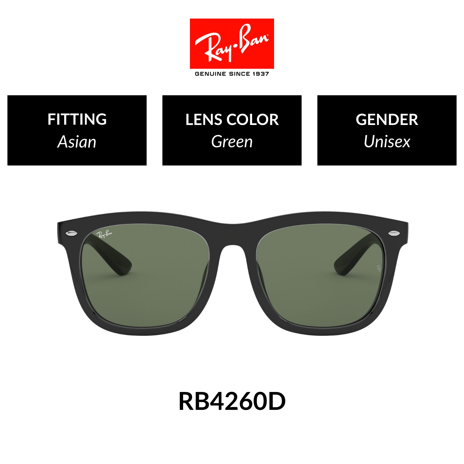 Mắt Kính RAY-BAN ERIKA - RB4171F 631513 - Kính mát 