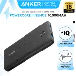 Pin Sạc Dự Phòng ANKER POWERCORE III SENSE 10K PD 20W - A1248 - 1 Cổng USB-C Power IQ3 Hỗ Trợ Sạc Nhanh Công Suất 20W - 2 Cổng USB-A Công Suất 12W Power IQ