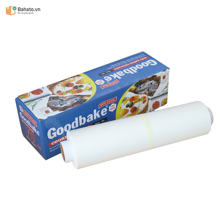 Giấy nướng bánh giấy nến không thấm dầu Goodbake GB30-75 30cm x 75m