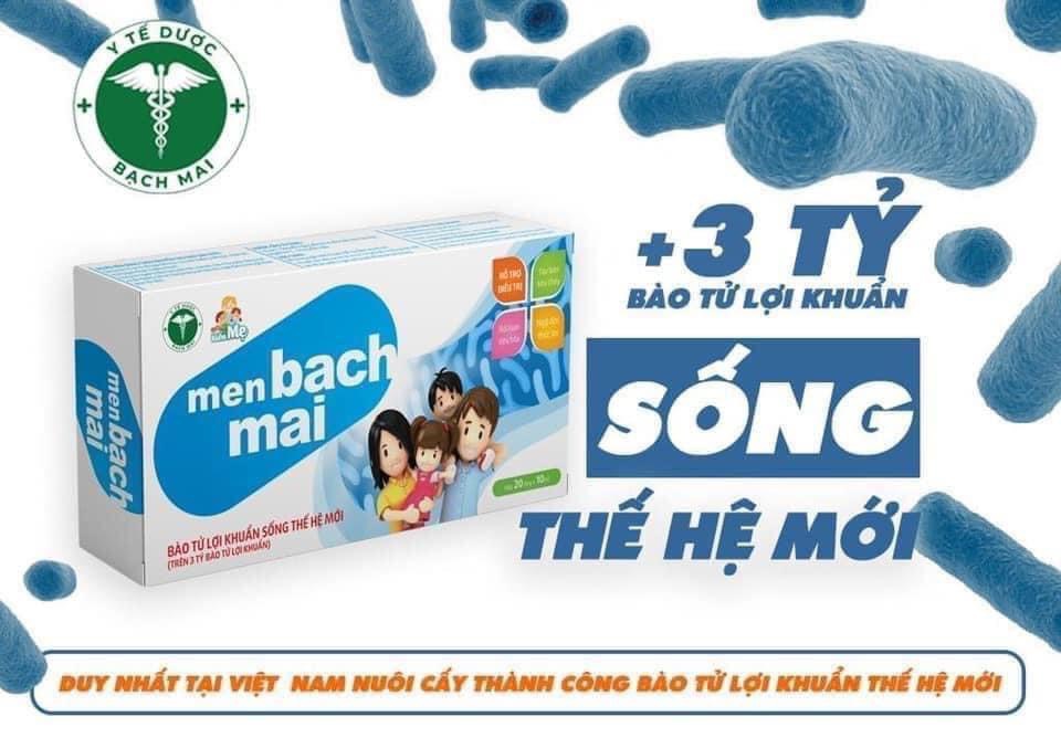 Men Bạch Mai- Sp Hỗ Trợ lợi khuẩn cho bé - 123