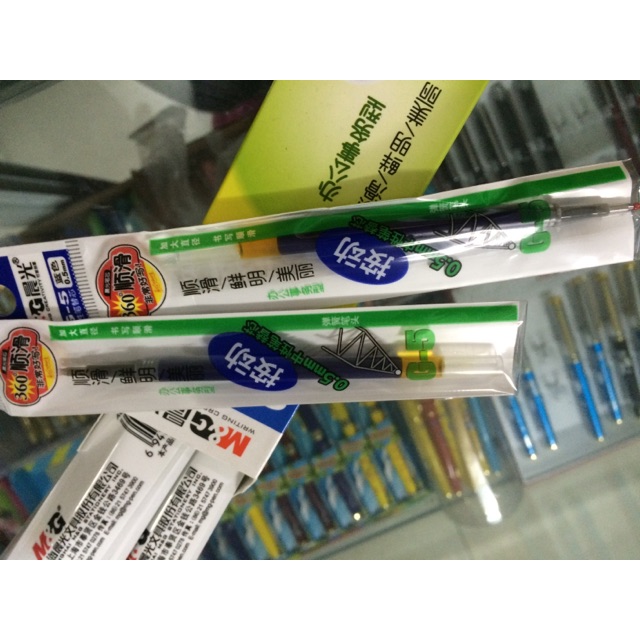 5 Ruột Bút Gel Bấm M&G 1163