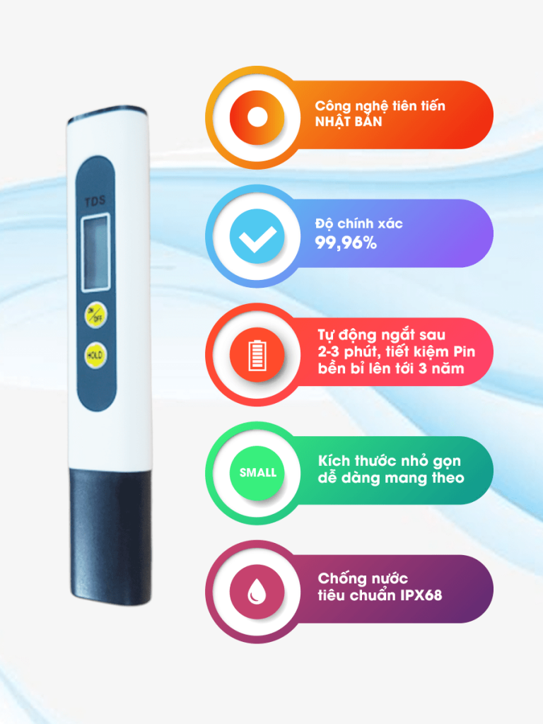 Bút Thử Nước Mặn TDS - Thử độ tinh khiết của nước