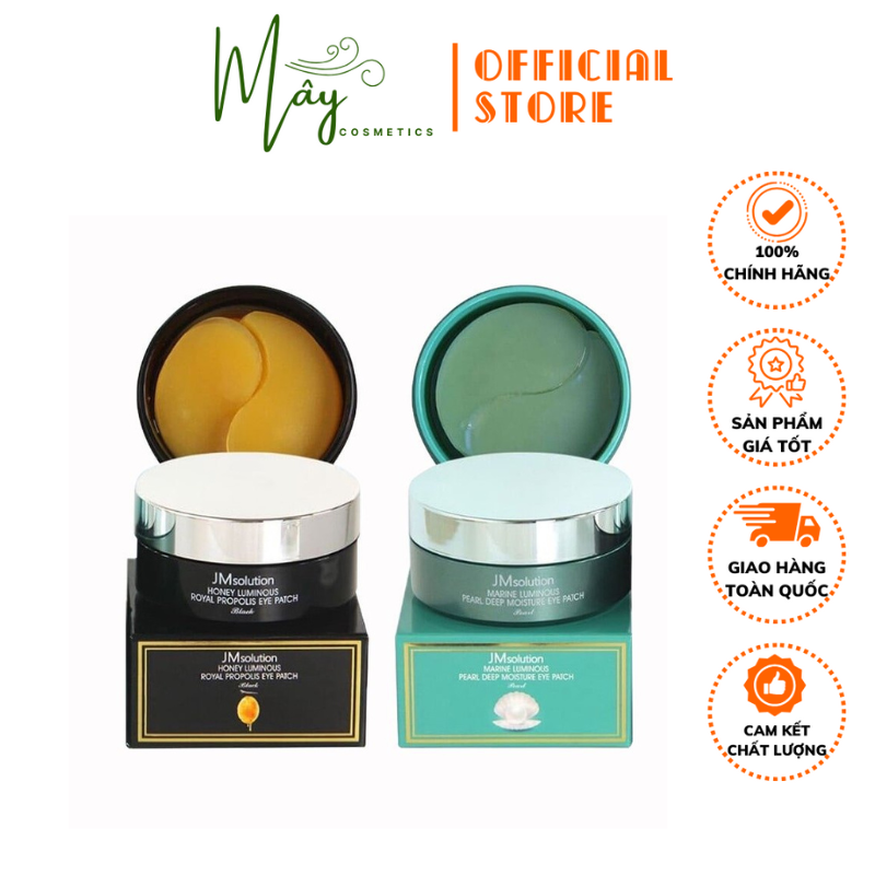 Mặt nạ mắt giảm thâm jm solution eye patch hàn quốc hộp 60pads