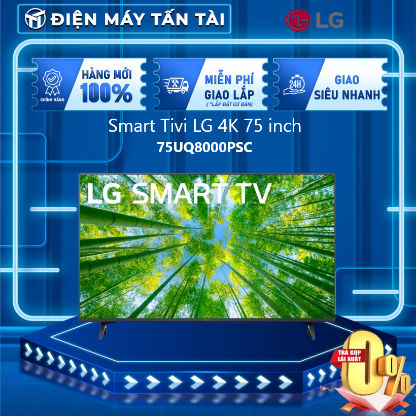 Smart Tivi LG 4K 75 inch 75UQ8000PSC