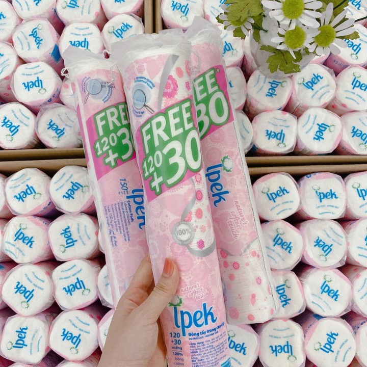 Bông tẩy trang Ipek 150 miếng