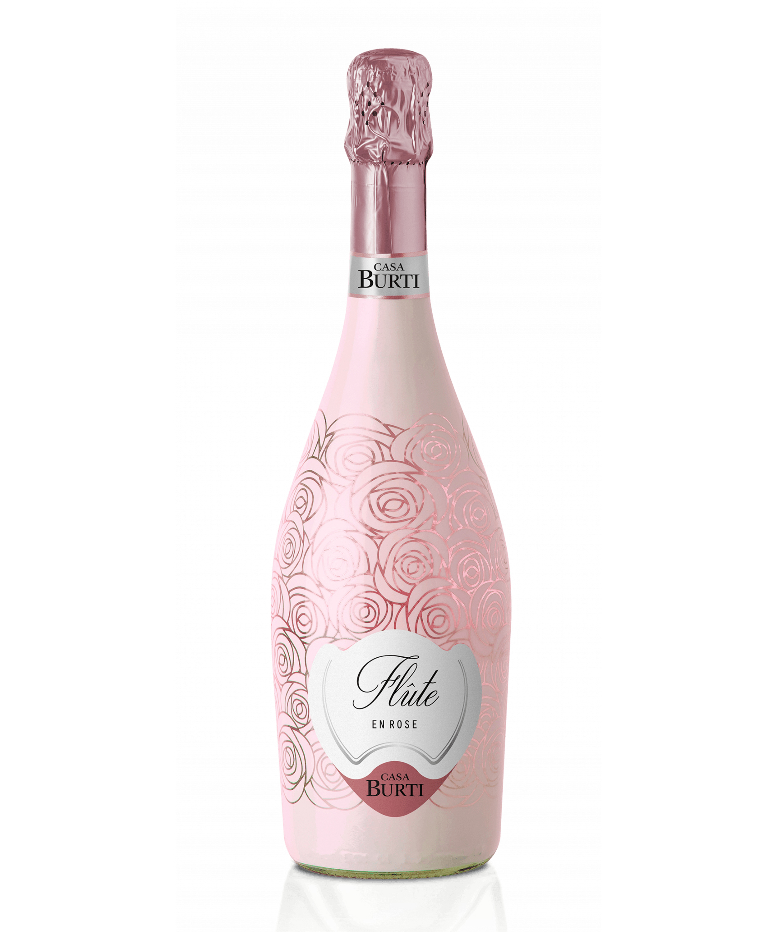 Rượu vang nổ ý casa burti flute en rosé
