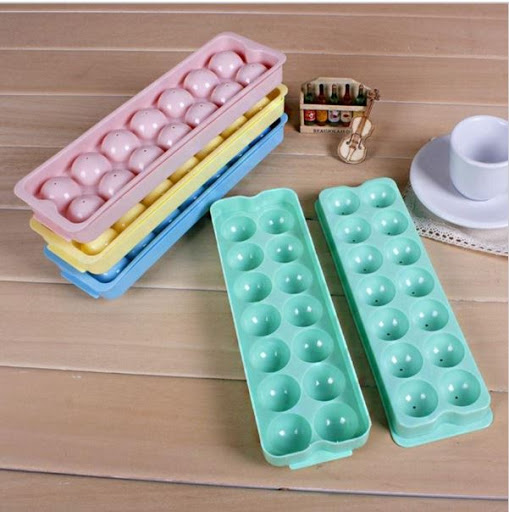 Khuôn nhựa làm thạch rau câu bi tròn