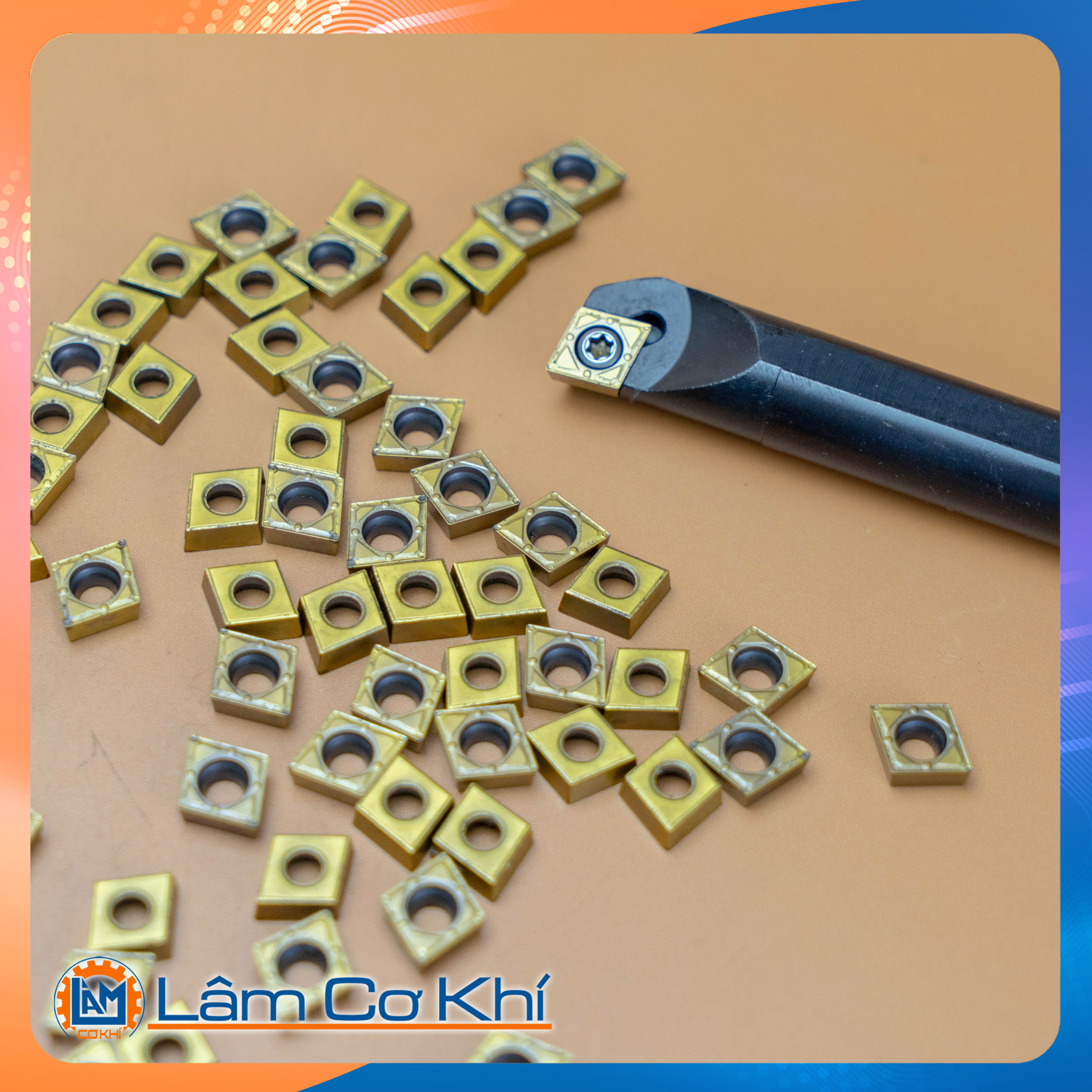 Mảnh dao, chíp tiện C09 gia công thép