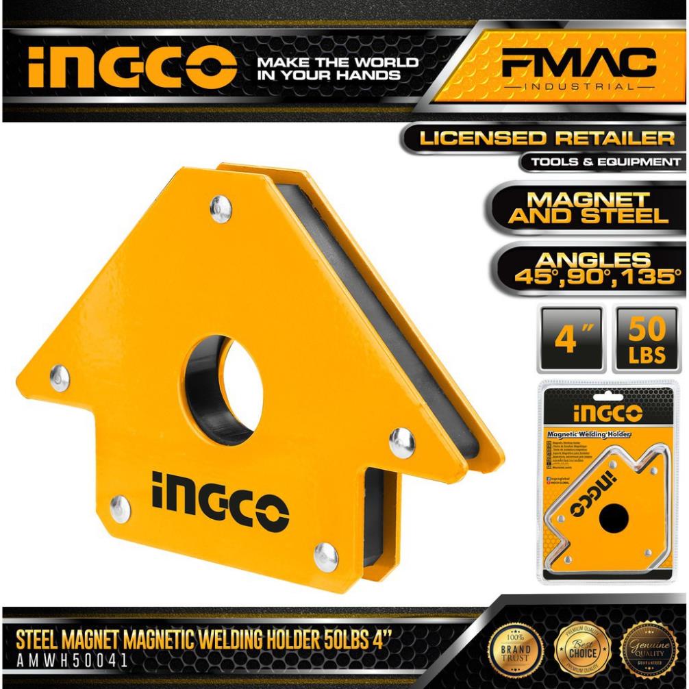 Ke Góc Nam Châm Hàn 3 Góc 4inch 22Kgs 50Lbs TOTAL AMWH50042 - Chính Hãng 100%