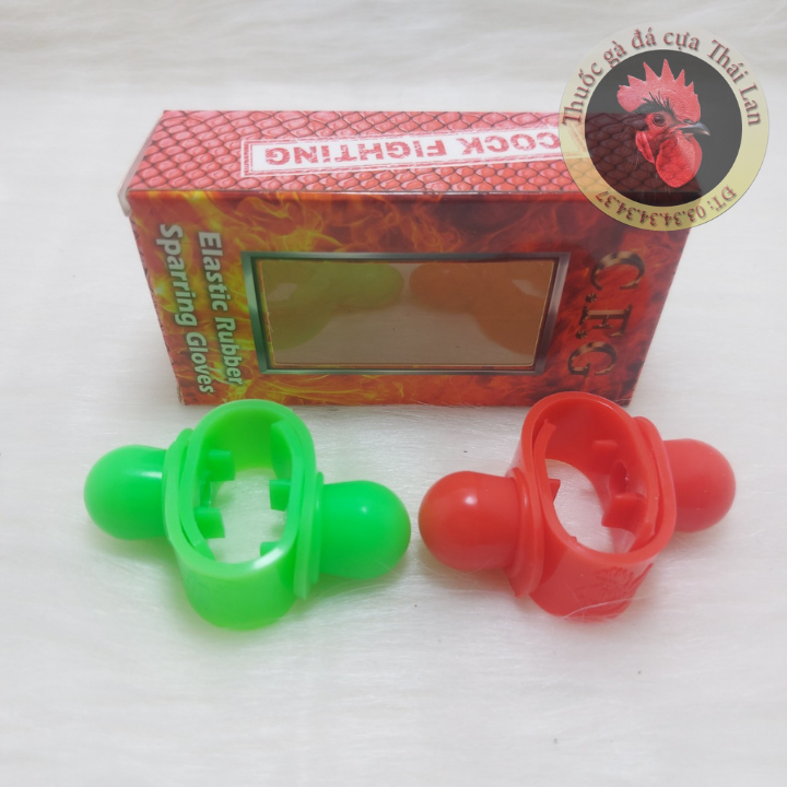 [HCM]bịt cựa SILICON cao cấp (dành cho gà TRE) - 1 hộp dành cho 2 con gà