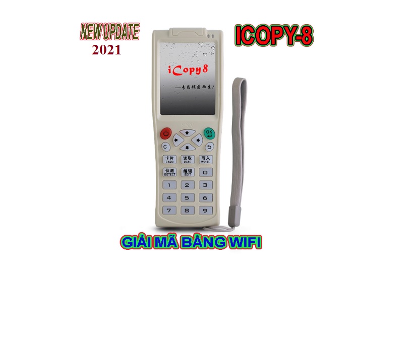Máy Sao Chép Thẻ Từ Kết Nối WIFI Giả Mã ICOPY8 Pro