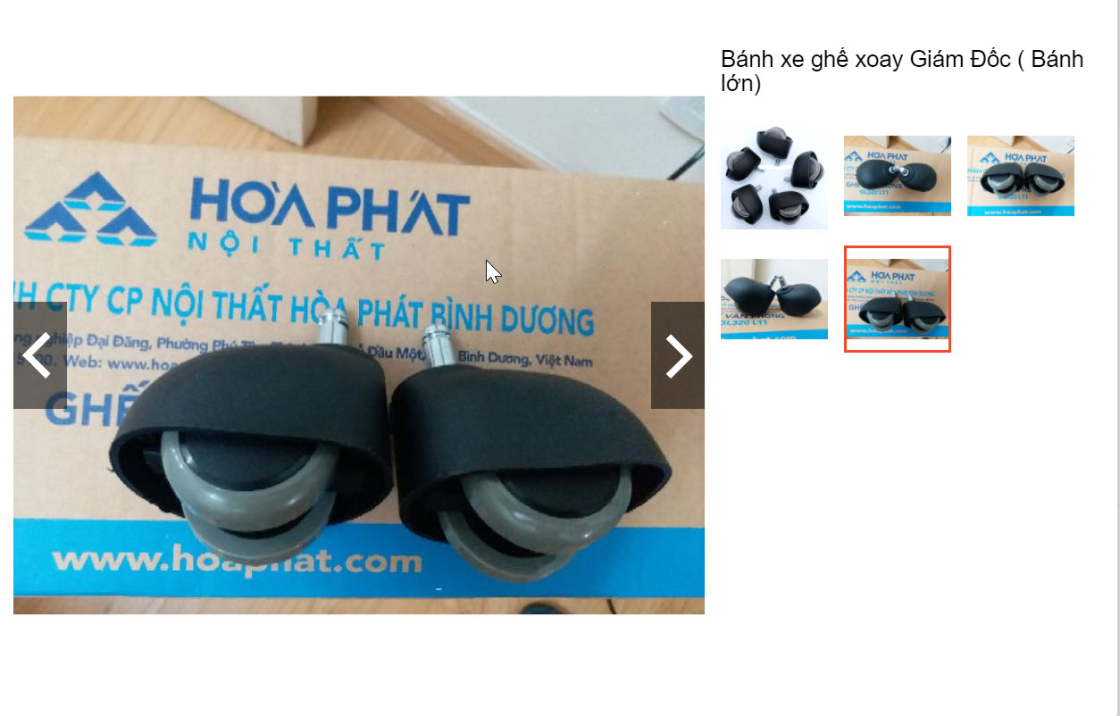 Bánh xe lớn ghế Giám đốc Hòa Phát (The One)