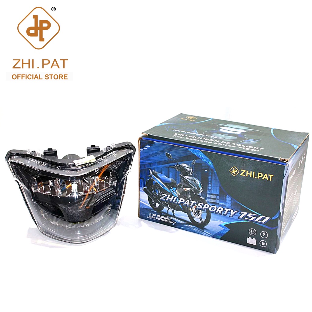 Đèn pha led 2 tầng zipat sporty malaysia cho yamaha exciter 150i, lc150, y15zr