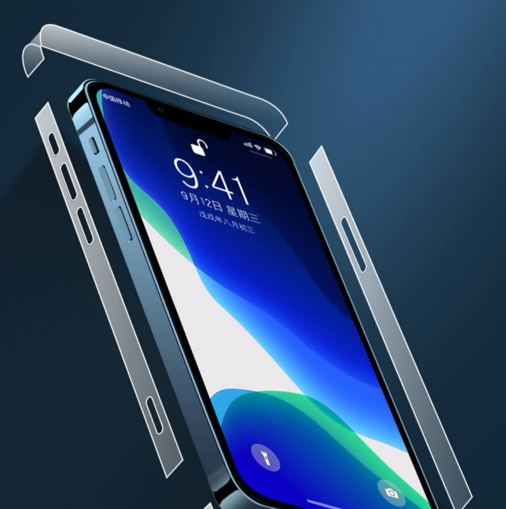 Miếng dán Viền Điện Thoại Iphone 15/ 14/ 13 series các loại viền PDF cao cấp chống trầy xước