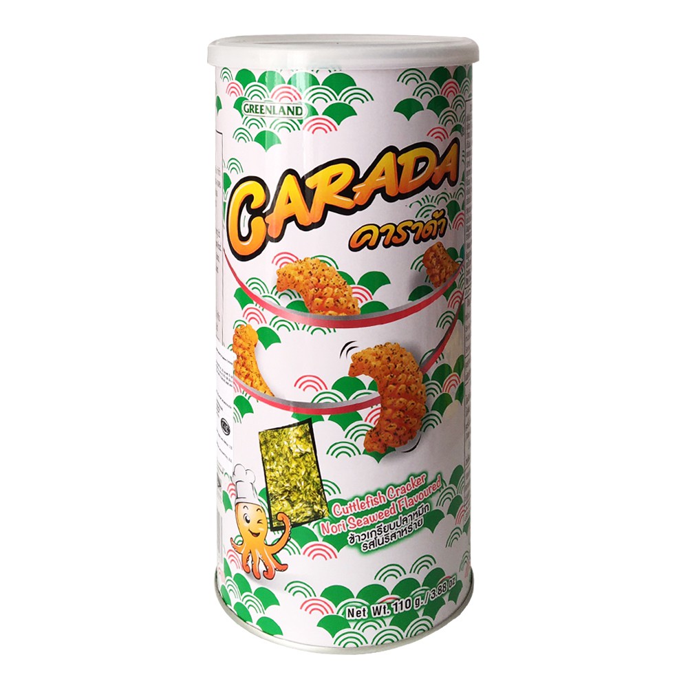 Snack mực CARADA Thái Lan vị rong biển 110gr đồ ăn vặt nhập khẩu