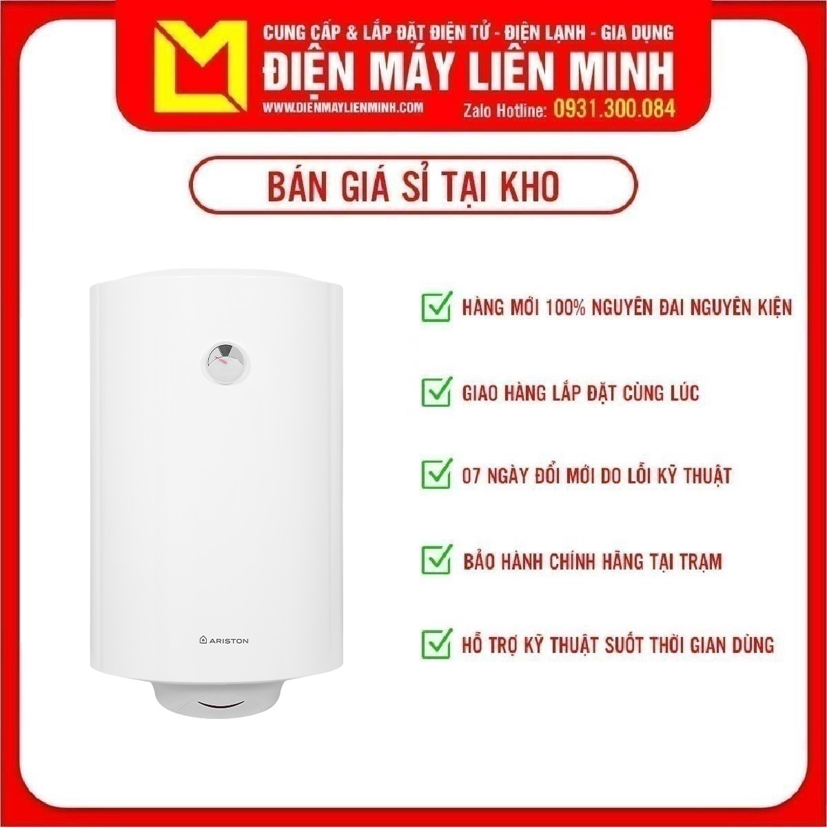 Bình nóng lạnh ariston pro r 80 v 2.5 fe 80 lít - miễn phí vận chuyển hcm. giao hàng trong ngày