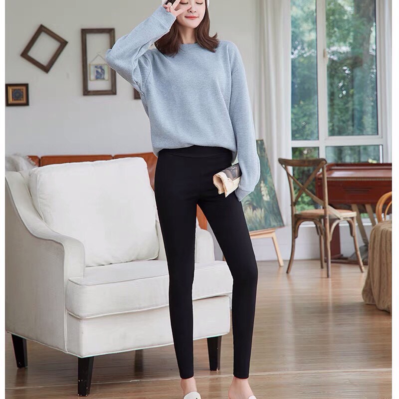 Quần Legging Nữ Dáng Ôm Siêu Đẩy Xuất Hàn Siêu Xinh - Quần Skinny Nữ Dáng Dài