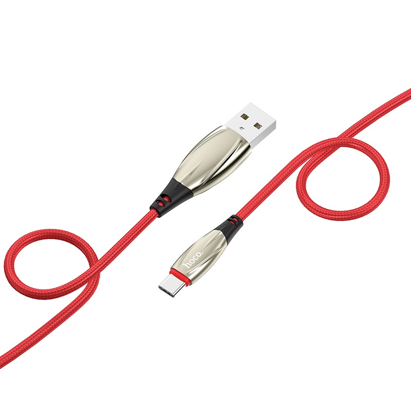 Cáp sạc Type C Hoco U71 có đèn led chính hãng