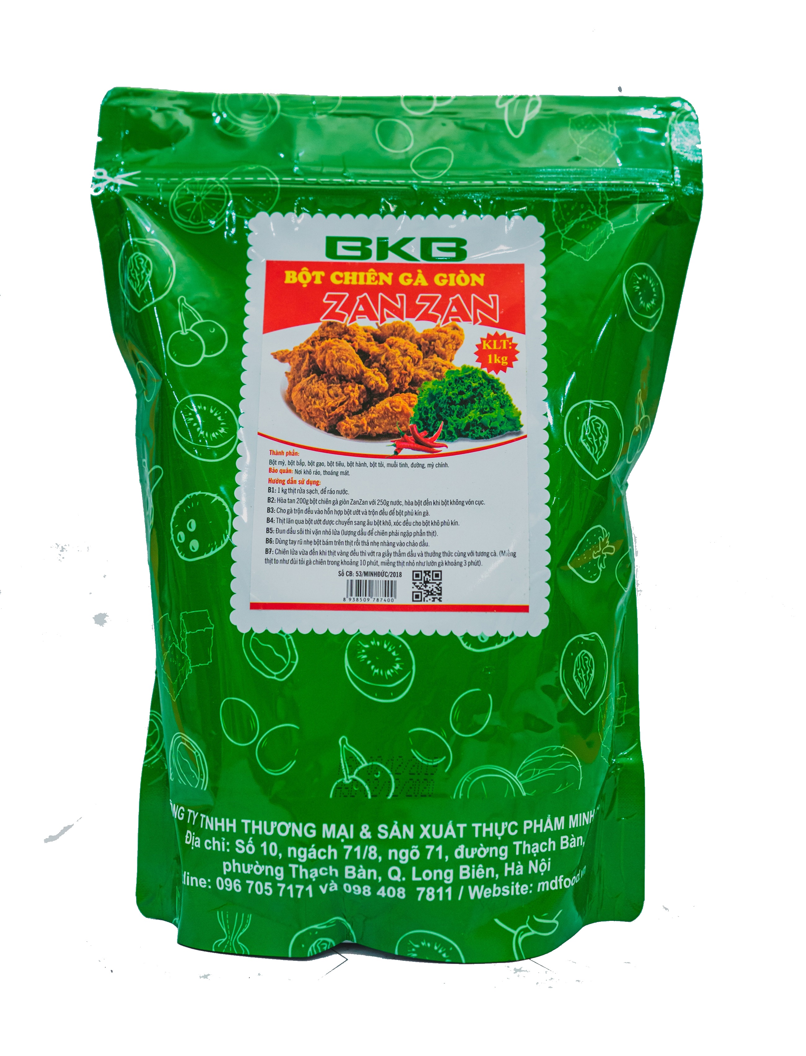 Bột chiên gà giòn Zan Zan -