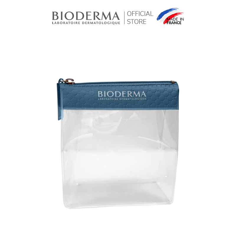 [QUÀ TẶNG KHÔNG BÁN] Túi đựng mỹ phẩm du lịch trong suốt, chống thấm nước Bioderma Small Pouch 2023