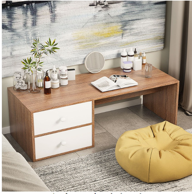 HỎA TỐC HCM- BÀN LÀM VIỆC NGỒI BỆT- BÀN TRANG ĐIỂM NGỒI BỆT, KÈM 2 NGĂN TỦ TIỆN LỢI